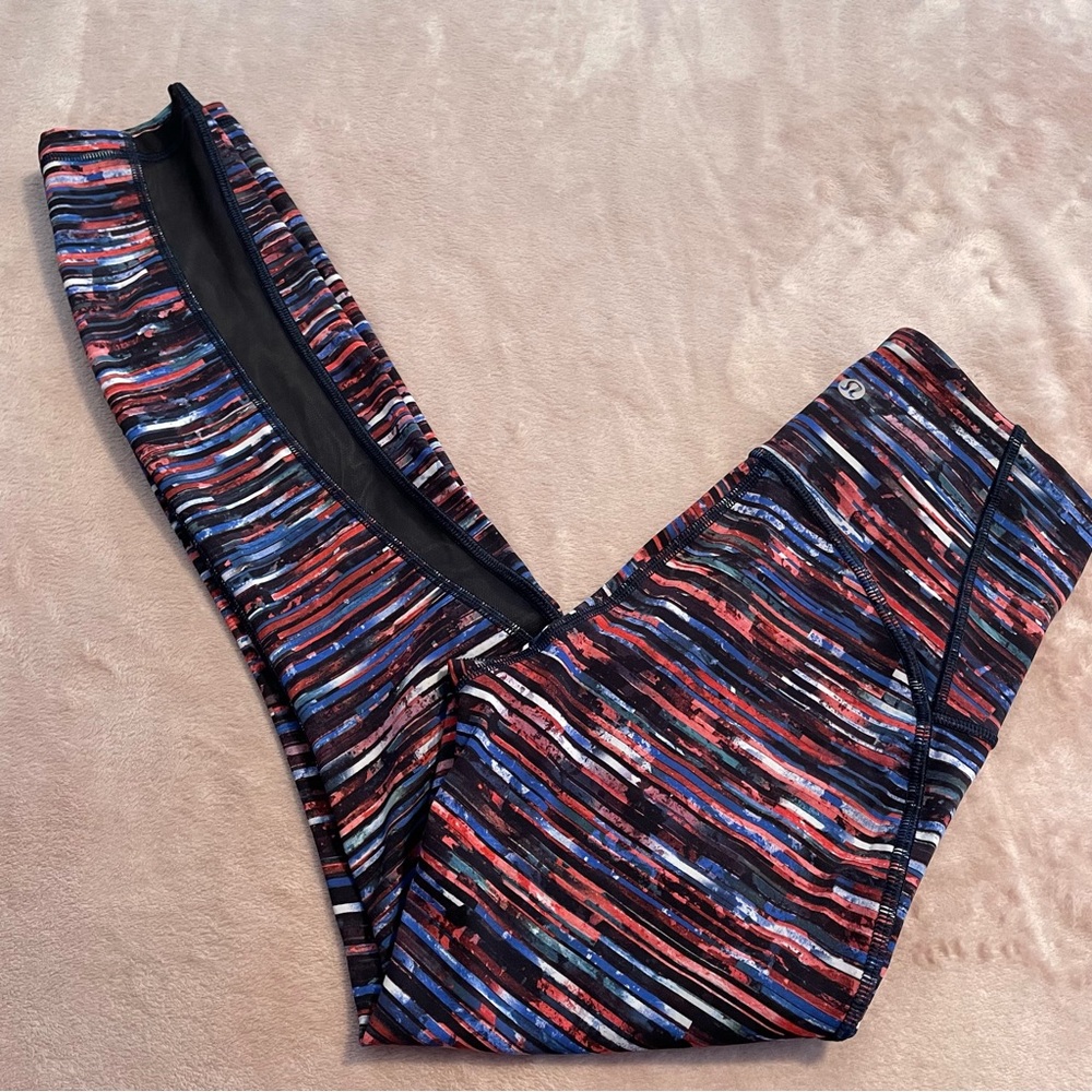 Lululemon multi color leggings size 2 - Picture 2 of 10